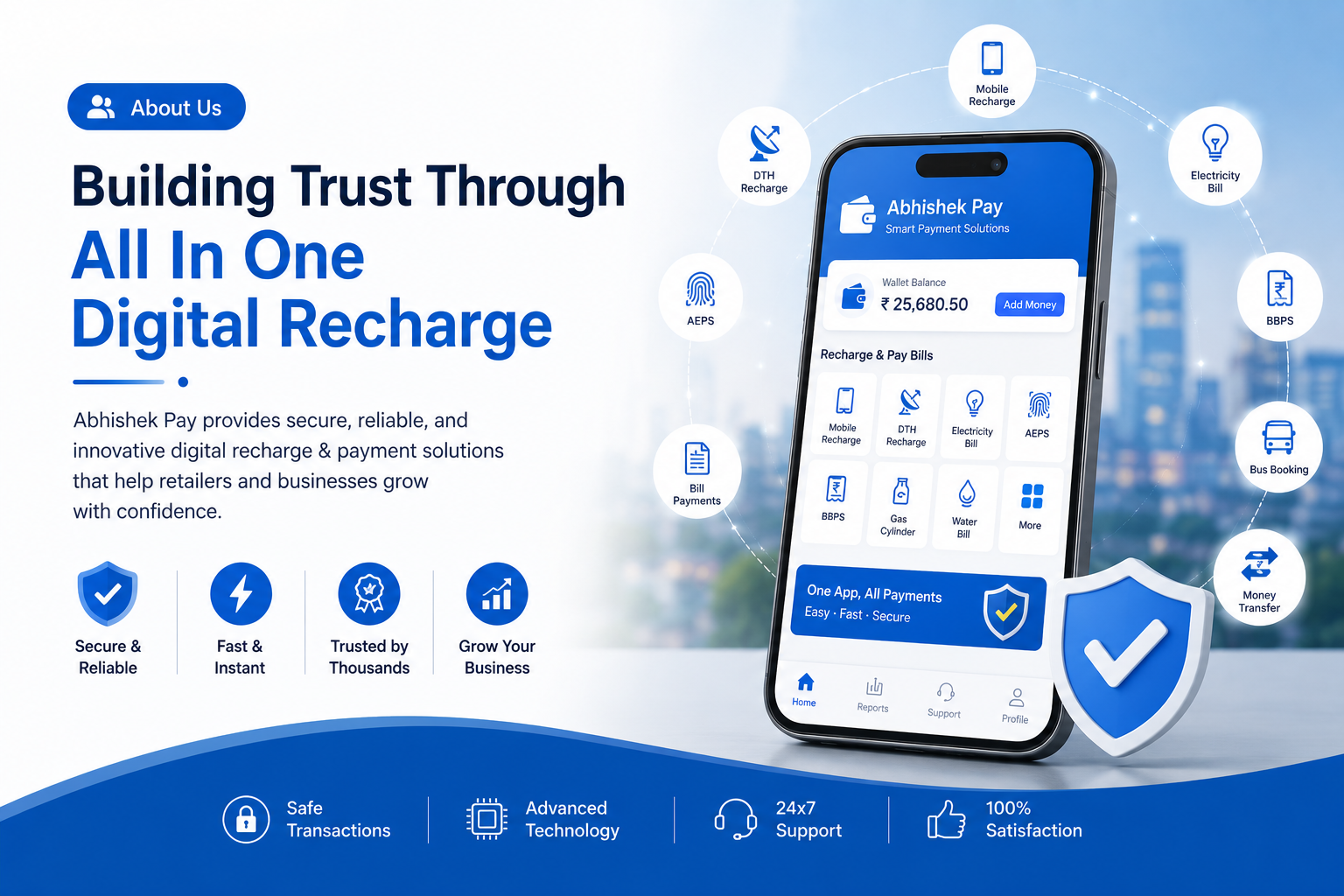 Abhishek Pay - All In One Recharge